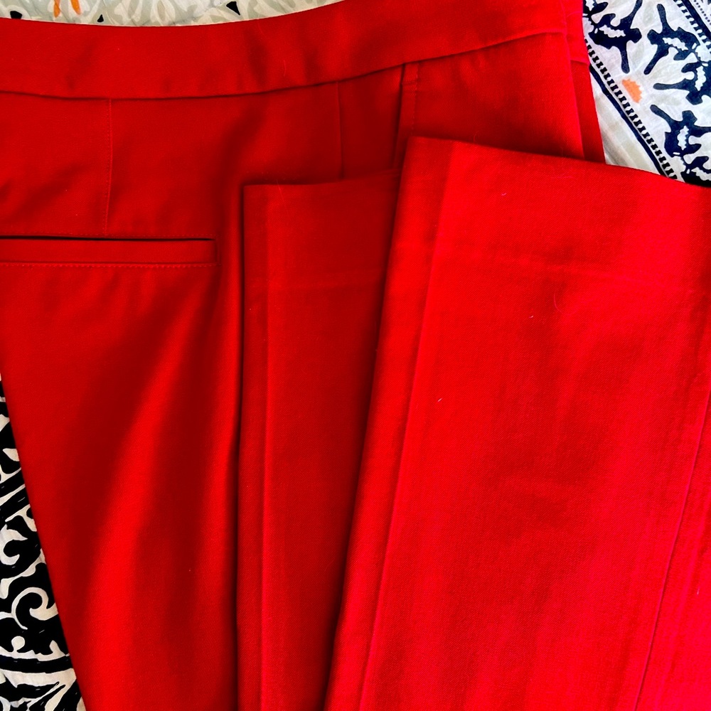 Banana republic Christmas red tailored pants